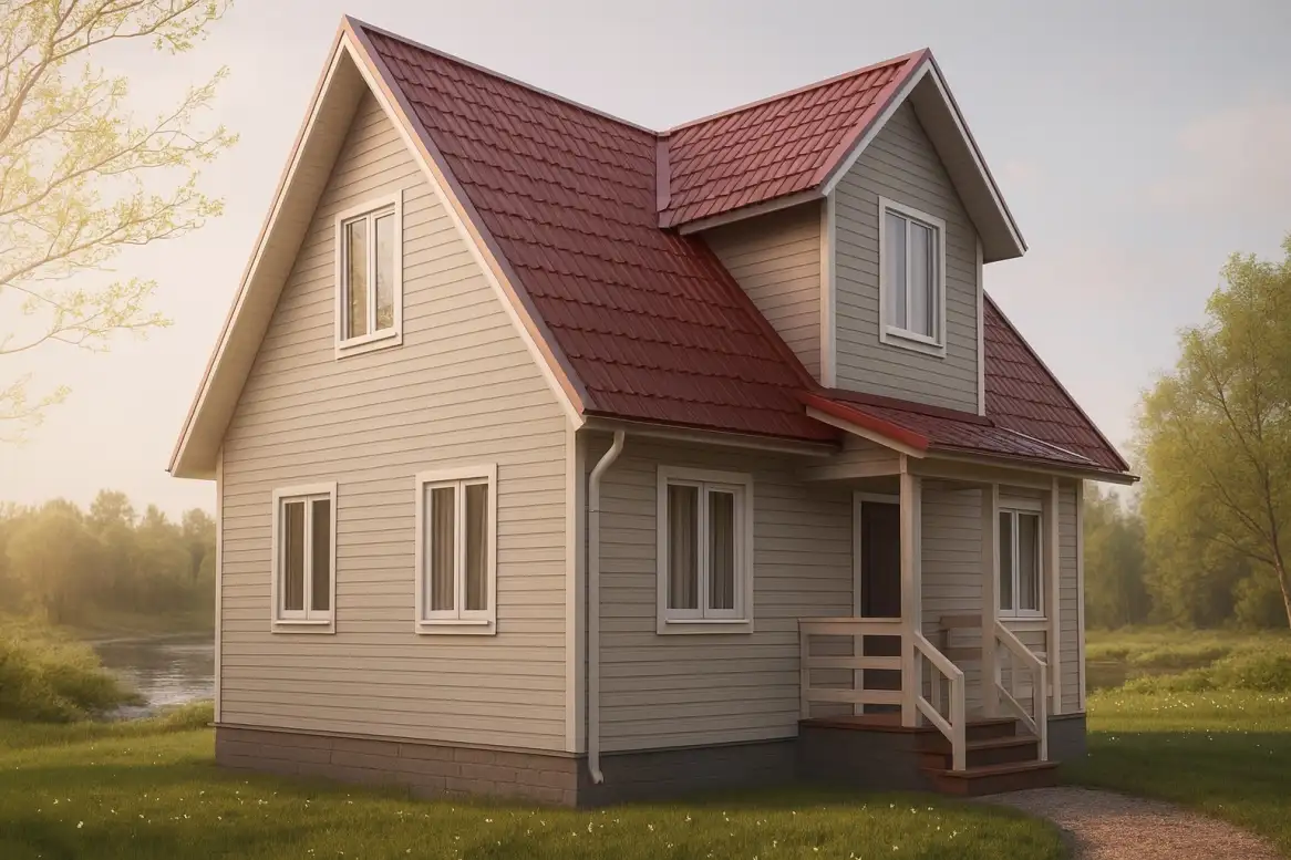 Каркасный дом «Клин» 6*8