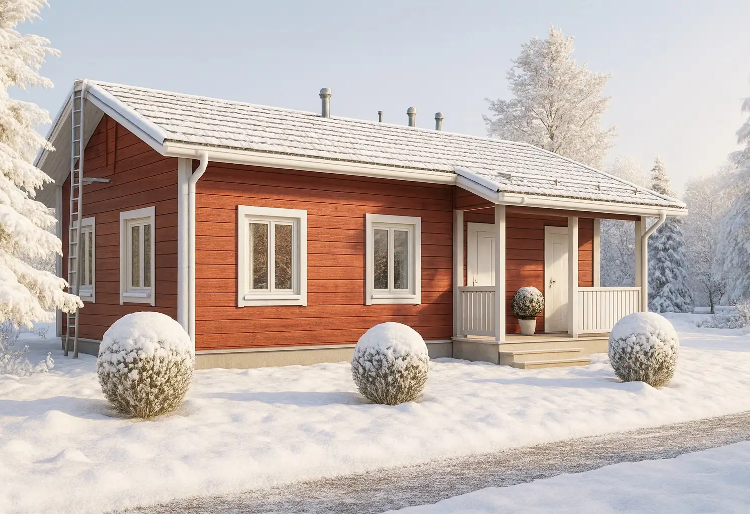 Дом из бруса «Зарайск» 7*11