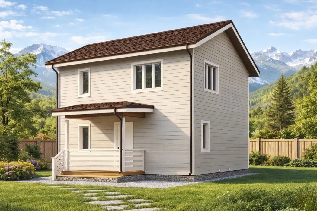 Каркасный дом «Вильнюс» 7*8