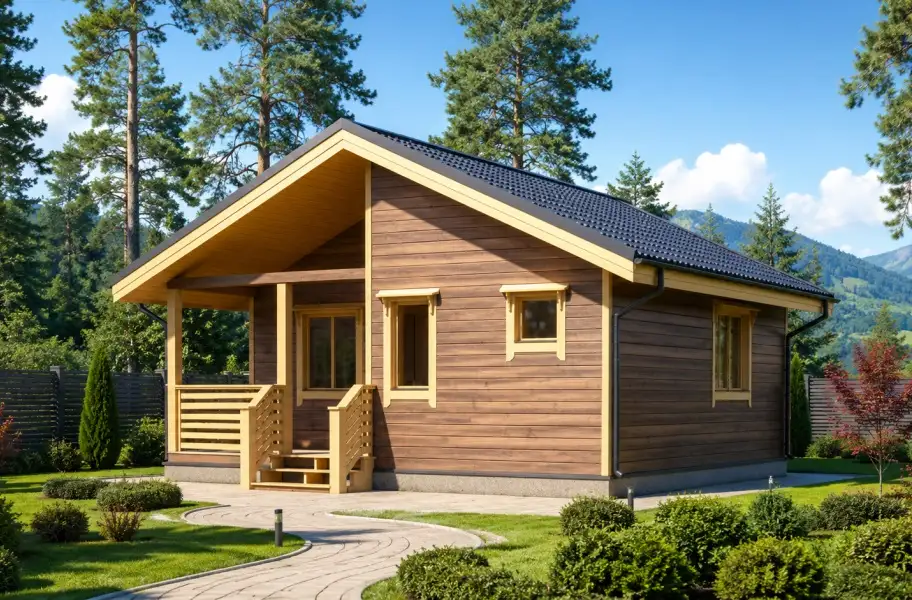 Каркасный дом «Удомля» 7*7