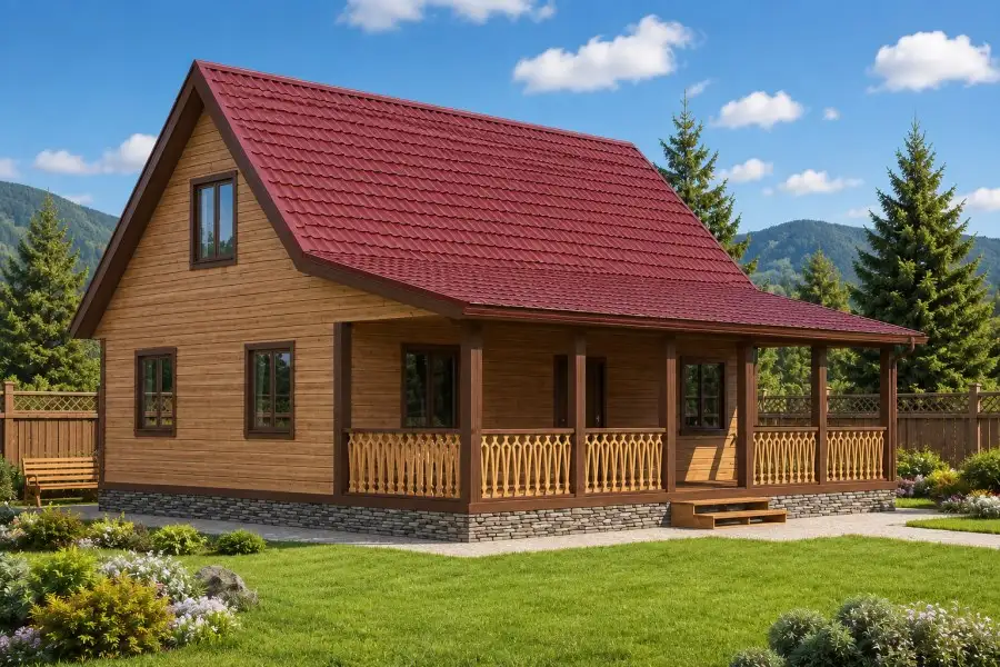 Дом из бруса «Кашира» 6*9
