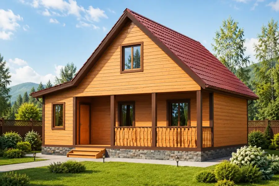 Каркасный дом «Ковров» 7.5*8