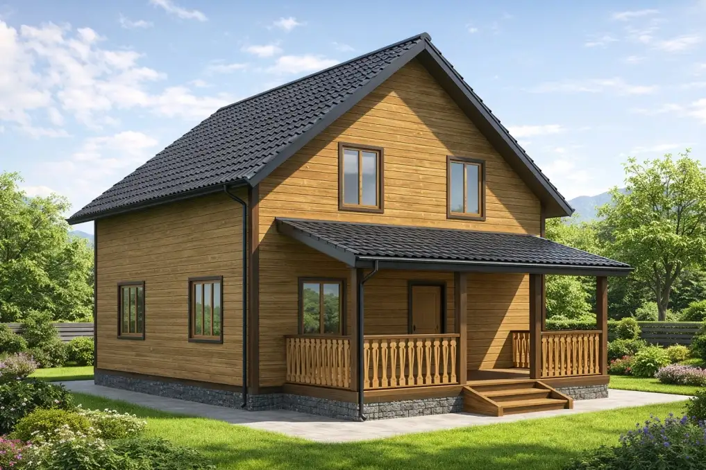 Каркасный дом «Тула» 8*8