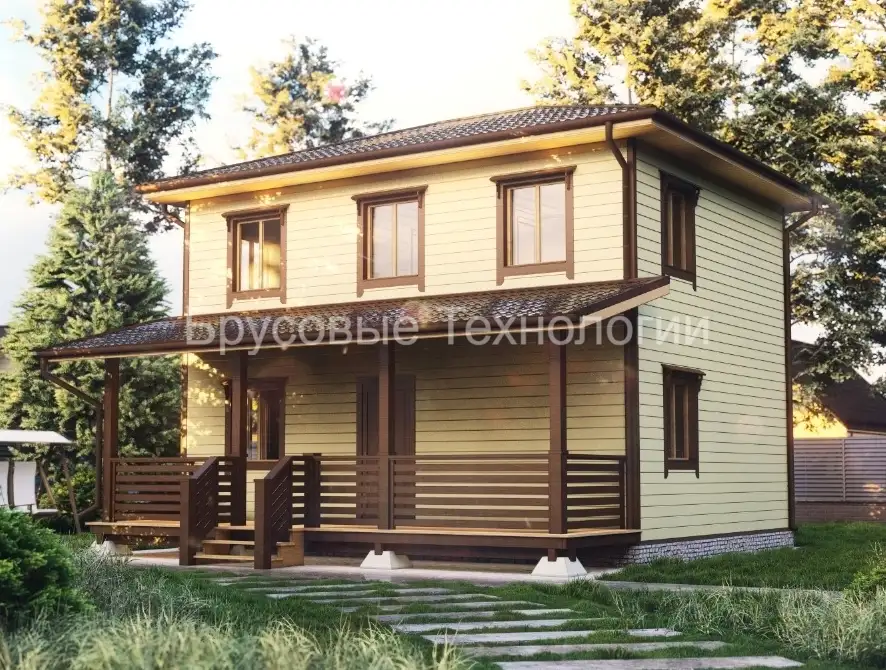 Дом из бруса «Таганрог» 6*8