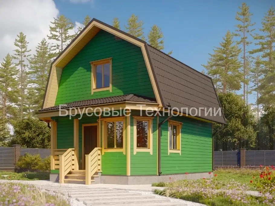 Дом из бруса «Красногорск» 6*6