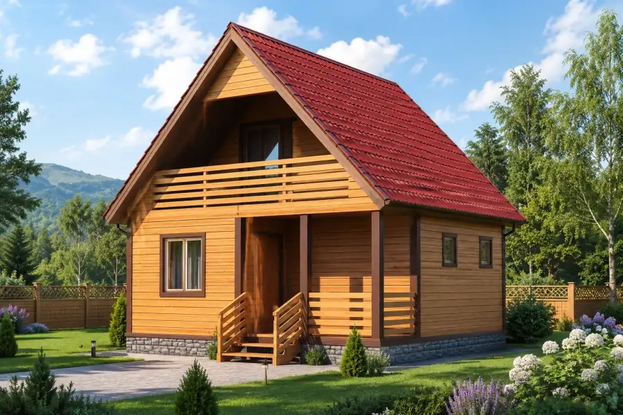 Баня из бруса «Нева» 6*6