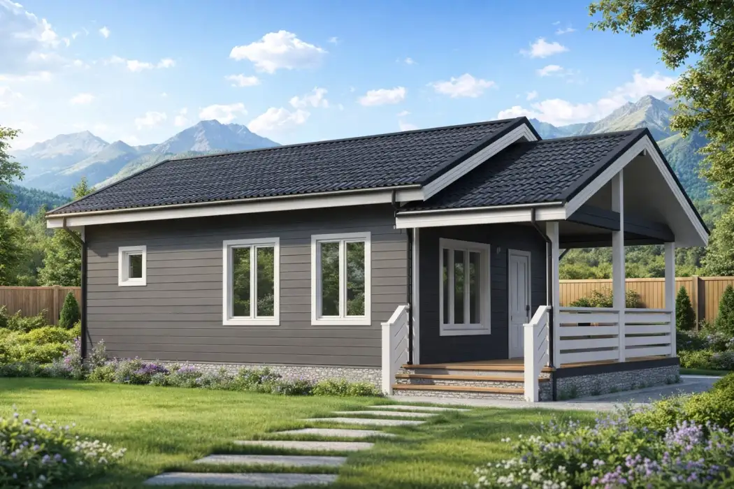 Каркасная баня «Кемь» 6*10.5