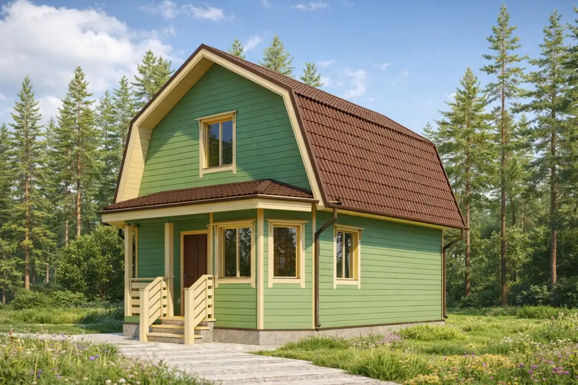 Каркасный дом «Красногорск» 6*6