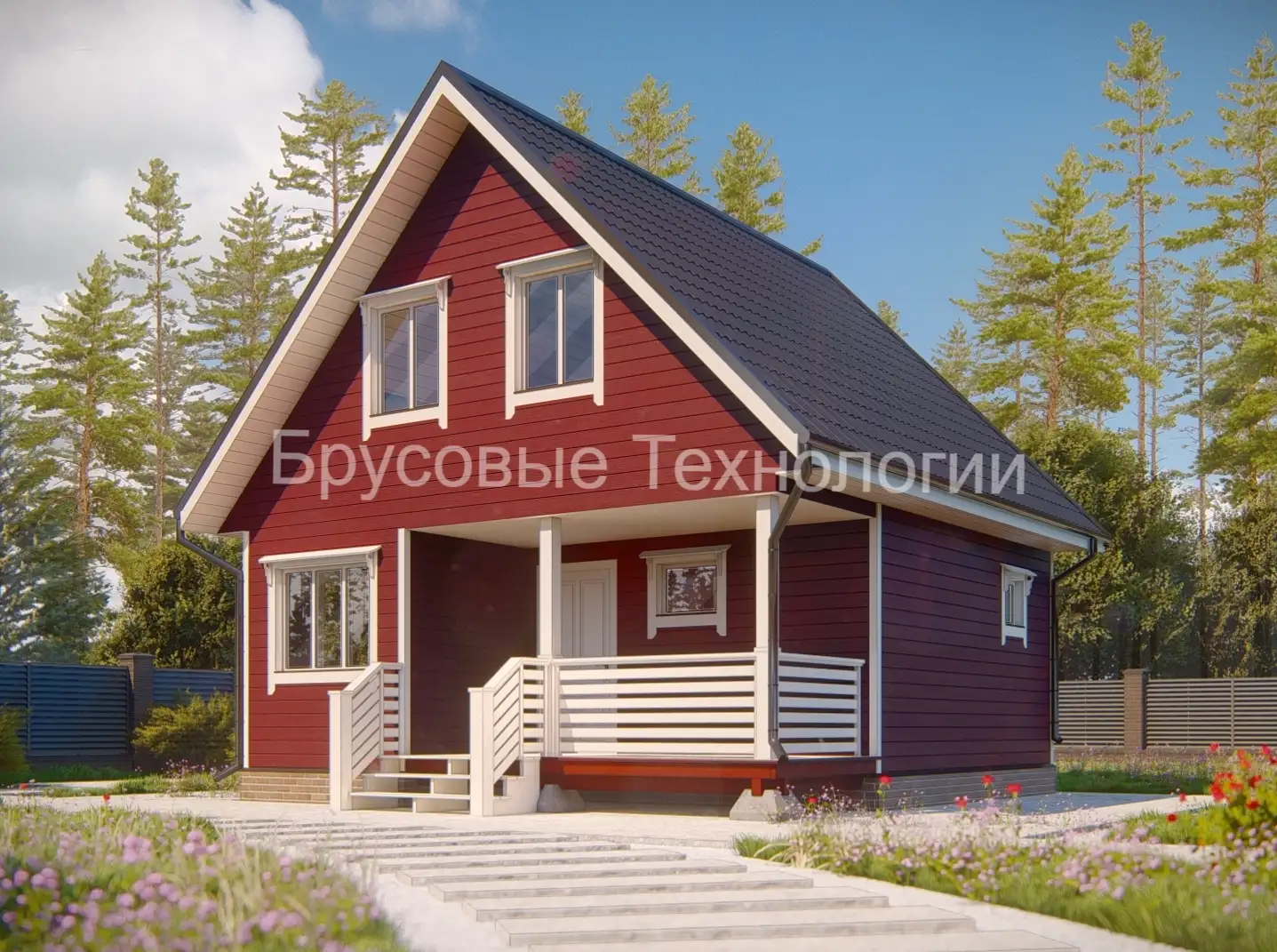 Баня из бруса «Таймыр» 7*7