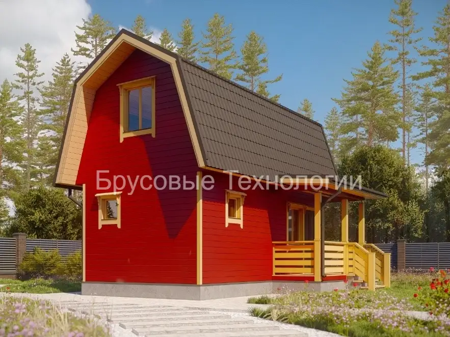 Баня из бруса «Тайга» 4*7
