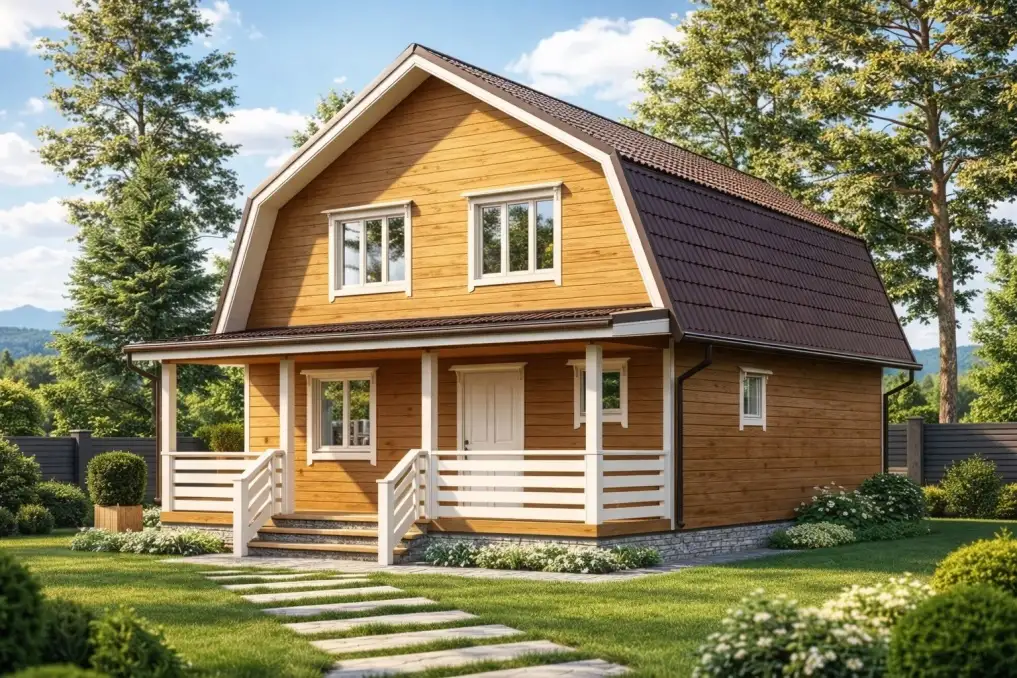 Каркасный дом «Екатеринбург» 8*9