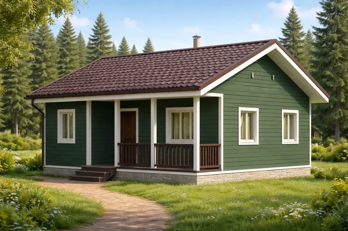 Дом из бруса «Канск» 7*9
