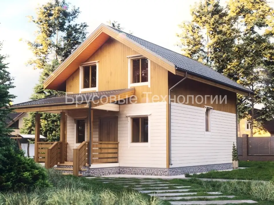 Каркасный дом «Златоуст» 6*8