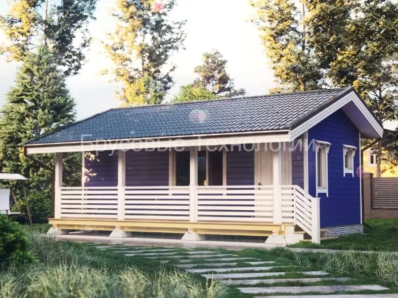 Каркасный дом «Слуцк» 4*8