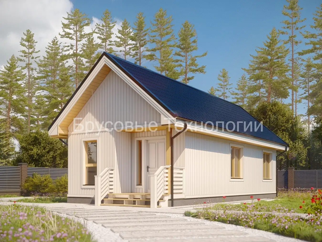 Каркасный дом «Турин» 5*11