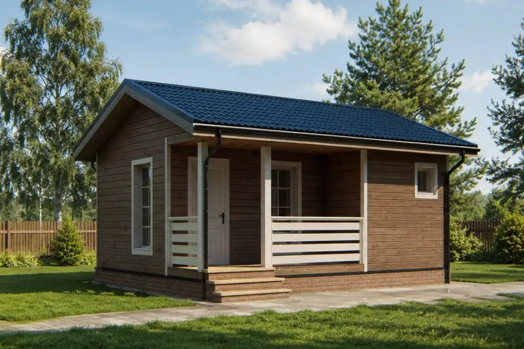 Баня из бруса «Ирис» 5*7