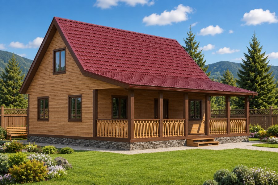 Дом из бруса «Кашира» 6*9