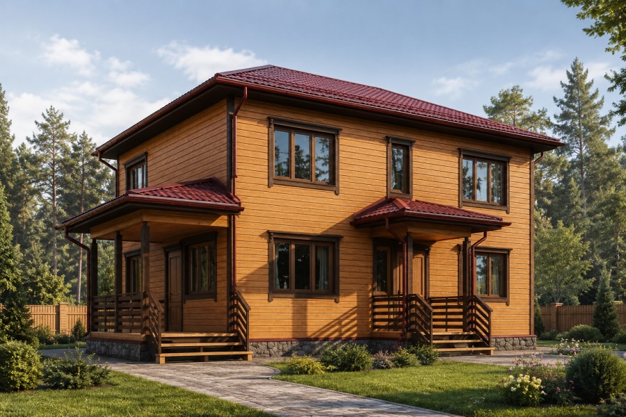 Каркасный дом «Грозный» 8*10