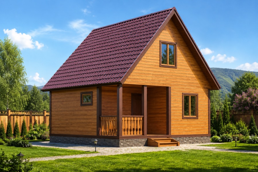 Дом из бруса «Брест» 6*6