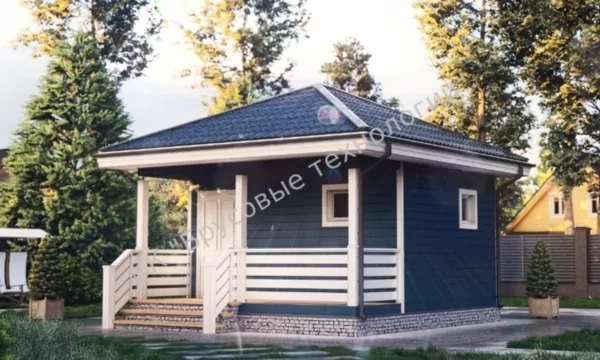 Баня из бруса «Шоша» 4*5